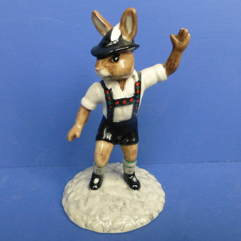 Royal Doulton Bunnykins Figurine - Tyrolean Dancer DB242 (Boxed)