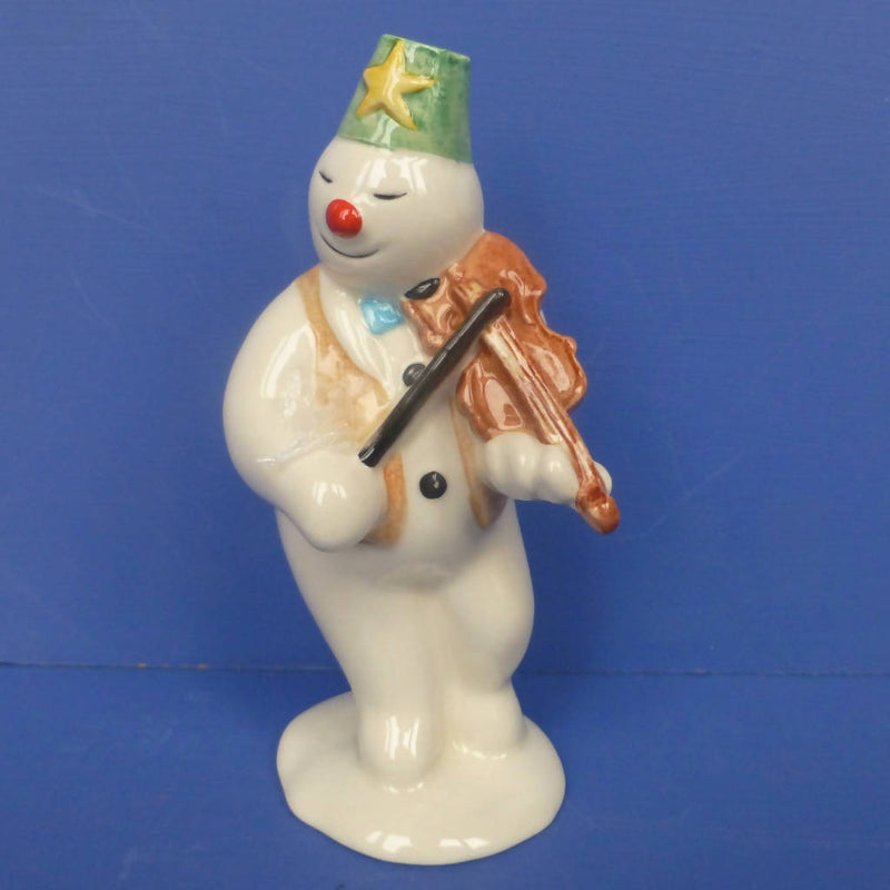 Royal Doulton Snowman Figurine - Violinist DS11