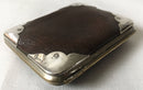 Victorian silver mounted ladies leather purse. Birmingham 1899 Steinhart & Co.