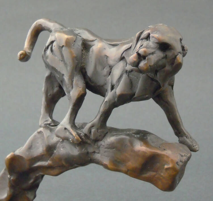 Edward Waites Sculpture, Bronze Baboon