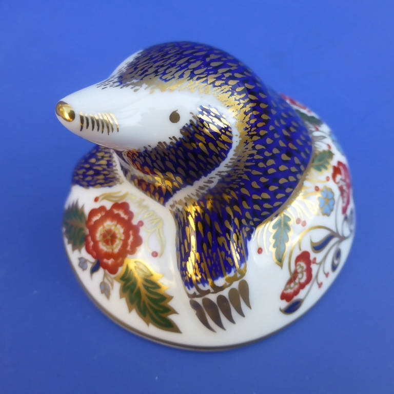 Royal Crown Derby Paperweight Mole (Boxed)