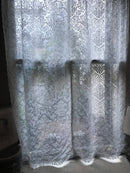 Copy of Grace antique design Laura Ashley cream cotton lace Curtain Panel remnant 54”/60”