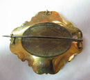 Early Victorian Gold, Enamel & Pearl Mourning Brooch