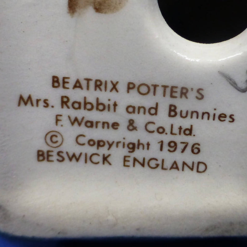 Beswick Beatrix Potter Figurine - Mrs Rabbit and Bunnies BP3B