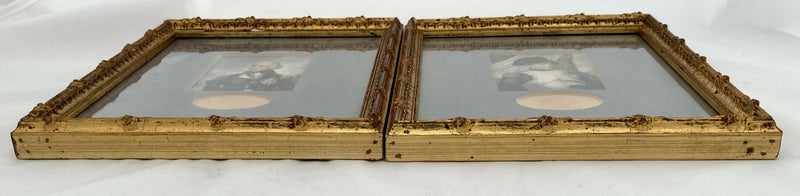 Pair of Gilt Framed Prints of Lord Nelson & The Emperor Napoleon, After Baxter.