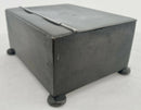 Georgian, George III, Crested Pewter Tobacco Box, circa 1805.