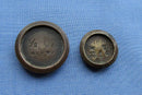 Collection Brass Weights - Part Set/Nest + Avery ½oz & Victorian 4 Dram