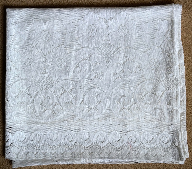 Victorianna Rose - C1900s design Cotton Lace Curtain Panel 40" x 70" readymade