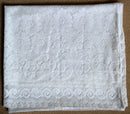 Victorianna Rose - C1900s design white Cotton Lace Curtain Panelling off the roll 72" drop sold per metre