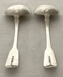 Georgian, George IV, Pair of Silver Sauce Ladles. London 1824 Robert Rutland. 3.9 troy ounces.