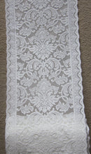 "Grace" Antique Style Cream Cotton Lace Curtain Panelling Sold By The Metre - 12 Inches Wide