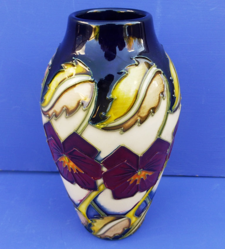 Moorcroft Vase - The Dame's Pansy by Kerry Goodwin