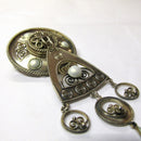 Antique Silver and Enamel Brooch