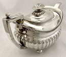Georgian, George III, Silver Teapot. London 1811 Rebecca Emes & Edward Barnard I. 18.8 troy ounces.