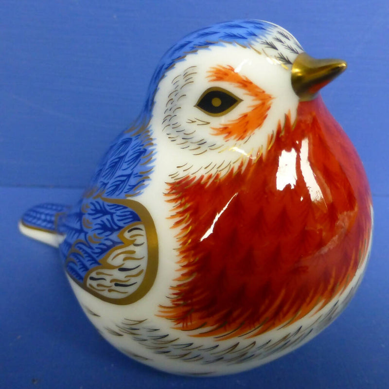 Royal Crown Derby Paperweight - Anniversary Robin (Boxed)