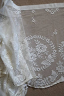 Bella Period design Cream cotton lace cafe curtain 29" drop off the roll per metre