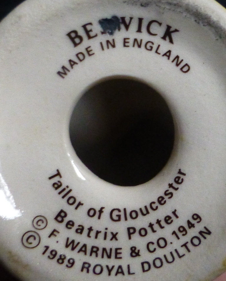 Beswick Beatrix Potter Figurine - Tailor of Gloucester BP10C