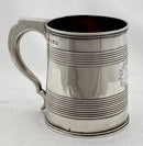 Georgian, George III, Silver Mug. London 1811 Rebecca Emes & Edward Barnard I. 5.9 troy ounces.