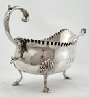 Georgian, George III, silver sauce boat. London 1774 William Collings. 4.3 troy ounces.