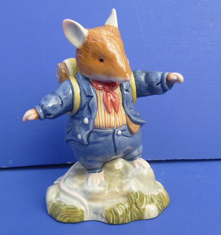 Royal Doulton Brambly Hedge Figurine - Flax Weaver DBH55 (Boxed)
