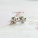 18ct White Gold Diamond Earrings 0.30ct