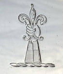 Victorian Silver Desk Cigar Box, Crested for Aynscomb. London 1897 Joseph Braham.