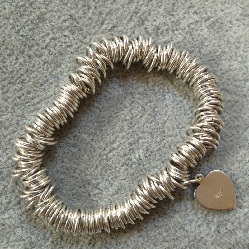 Sterling silver sweetie bracelet