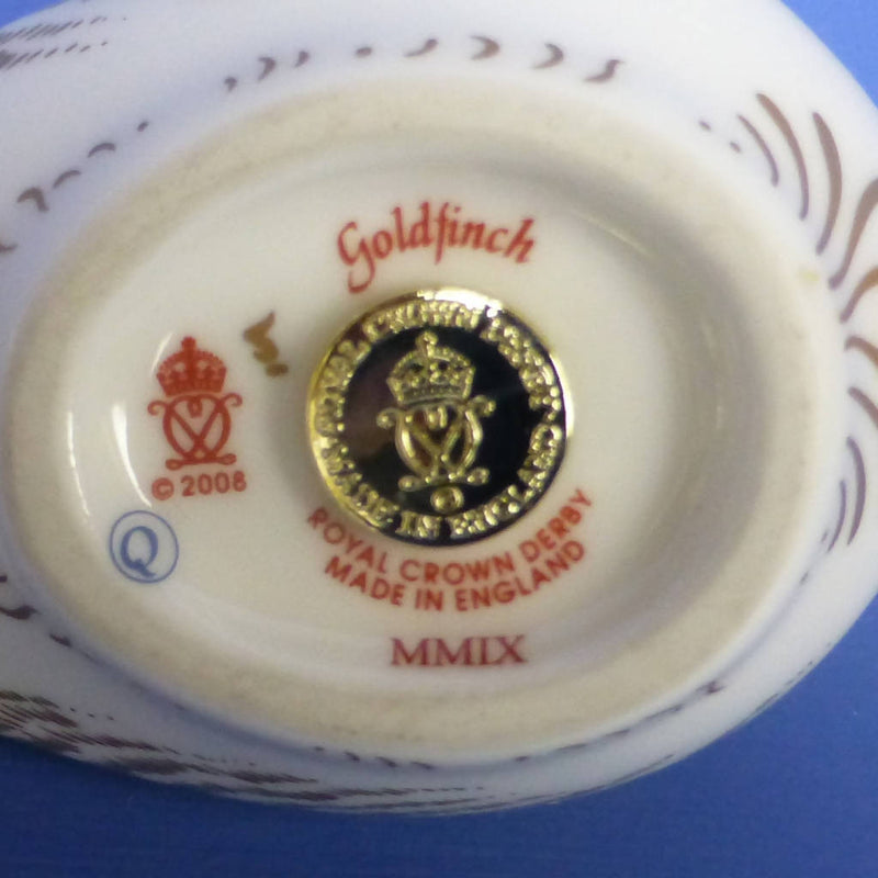 Royal Crown Derby Paperweight - Goldfinch