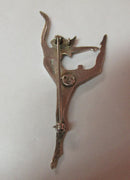 Sterling Silver Dancing Lady / Ballerina Brooch Hallmarked Birmingham 1994