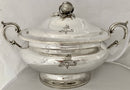 Victorian Silver Plated Soup Tureen for Lieut.- Col. Jonathan Forbes Leslie, of Rothienorman. Elkington, Mason & Co. Ltd 1856.