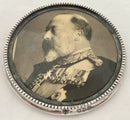 Pair of Victorian Silver Framed Photographs of the Prince of Wales & Prince George. Chester 1900 James Deakin & Sons.