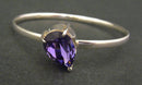 Jake: Tanzanite swarovski crystal bangle
