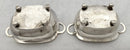 Georgian, George III, Pair of Silver Salts. London 1809 Thomas James. 5.6 troy ounces.