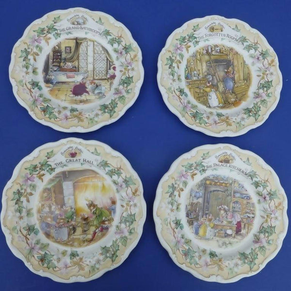 Royal Doulton Brambly Hedge Secret Staircase Plates (Set of 4 Plates)