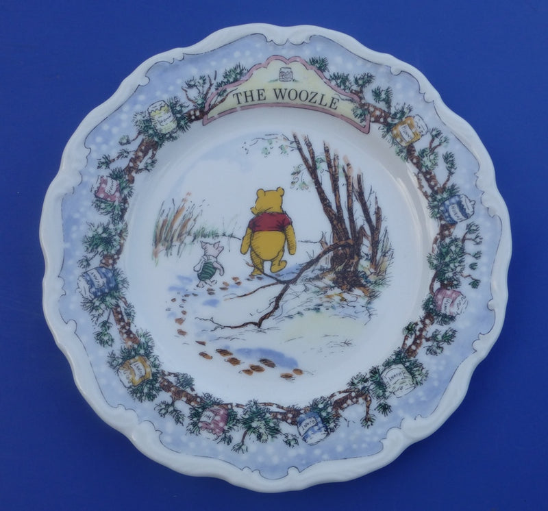 Royal Doulton Winnie The Pooh Plate - The Woozle