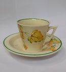 Burleighware  Zenith Shape Art Deco Cup & Saucer