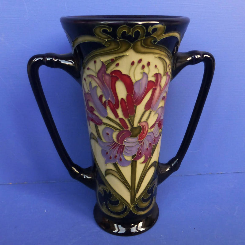 Moorcroft Sweet Amaryllis Two Handled Vase - Trial Piece Designed by Kerry Goodwin
