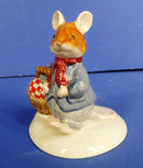 Royal Doulton Brambly Hedge Figurine - Wilfred Carries The Picnic DBH34 (Boxed)