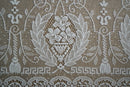Madelyn Country Cottage Cotton Valance Lace Panelling in White 24"- sold per metre wide  1m