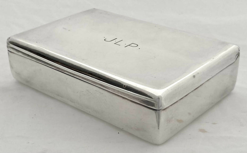 Silver Plated Sandwich Box. Swaine & Adeney Ltd of London, circa 1910 - 1943.