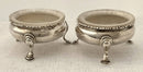 Georgian, George III, Pair of Silver Salts. London 1764. 3 troy ounces.