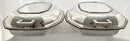 Pair of Octagonal Silver Plated & Crested Entree Dishes with Covers. Elkington & Co. 1923.