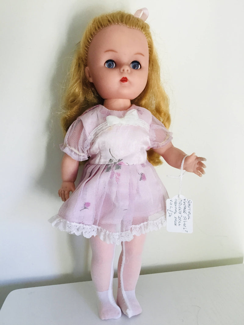 Vintage Roddy Doll. Original Dress. 1950’s/1960’s. 13”
