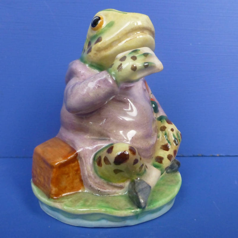 Beswick Beatrix Potter Figurine - Mr Jeremy Fisher (First Version - Spotted Legs) - BP3A