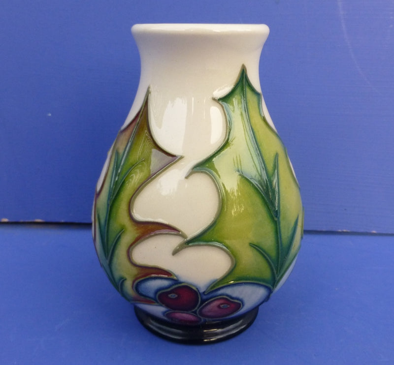 Moorcroft Vase - Holly and Berries by Emma Bossons