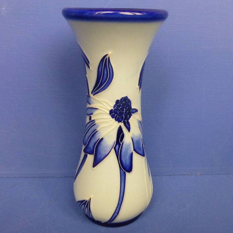 Moorcroft Vase - Cornflower By Anji Davenport