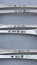 Georgian, George II, set of Twelve Scottish Silver Tablespoons. Edinburgh 1754 Lothian & Robertson. 27 troy ounces.