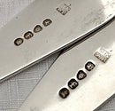 Georgian, George IV, Pair of Silver Basting Spoons. London 1821 Eley & Fearn. 8.8 troy ounces.