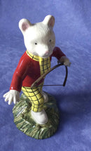 Royal Doulton Rupert The Bear figurine Royal Doulton Rupert Bear Finishing arrows and stringing his bow
