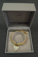 Lalique crystal Heart catcher bracelet boxed 19L015d
